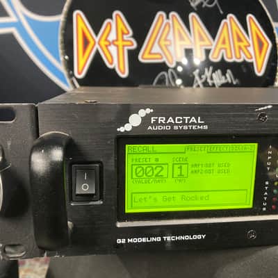 Vivian Campbell's, Def Leppard, Fractal Axe FX II WITH PRESETS And Tour Artifacts. (VC #5006) 2014-2018 image 2