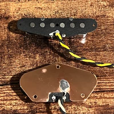 Good Land Pickups Tele Set: Pickups, Loaded Control Plate, and White Pickguard image 5