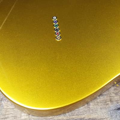 MyDream Partcaster Custom Built - Gold Telecaster Quarter Pound Quarter Sawn image 8
