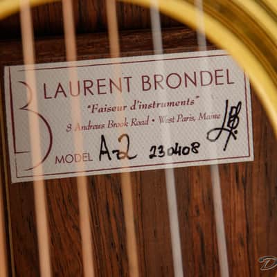 2023 Brondel A2, Brazilian Rosewood/German Spruce image 19