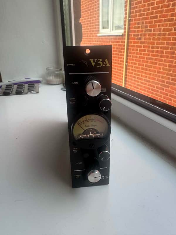 AudioScape Engineering Co. V3A 500 Series Leveling Amplifier Module 2021 - Black image 1