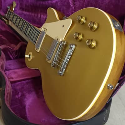 Gibson Les Paul 1971 - 1972 - 73  Deluxe Goldtop Nacre Pearl Full Body Mahogany image 22