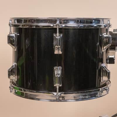 1980s Rogers XP-8 Jet Black Drum Pearl Drum Set 14x22 9x13 and 16x16 image 9