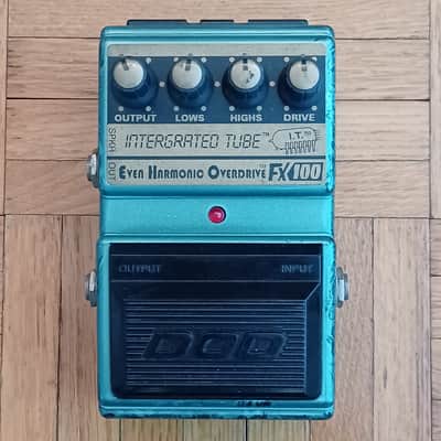 【廃盤・レア】DOD Even Harmonic Overdrive FX100 DOD / digitech FX100 Integrated Tube Even Harmonic Overdrive