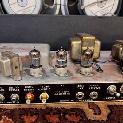 Vintage 1969 Fender Pro Reverb USA Drip Edge 2x12 Valve Amplifier Combo *1960s* image 17