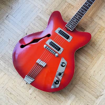 VIDEO! 1970s Jolana Rubin "ES/Casino-style" Thinline made in CSR image 4