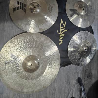 Zildjian KCH390 K Custom Hybrid Box Set 14.25/17/21" Cymbal Pack 2010 - Present - Traditional / Brilliant + Bag image 3