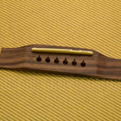 GB-0859-J24 Rosewood Gibson® Style "Belly Up" Reverse Bridge for Acoustic Guitar