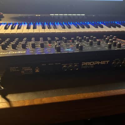 Sequential Prophet Rev2 Desktop 16-Voice Polyphonic Synthesizer 2018 - Present - Black with Wood Sides image 2
