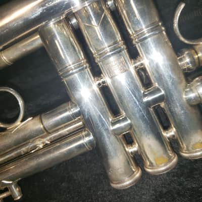 Bach Stradivarius Artisan AB190S Silver Trumpet! Chem Cleaned & Serviced! image 13