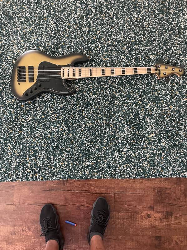 Lowend Jazz Bass LEJ5 2020 Charcoal Frost Burst image 1