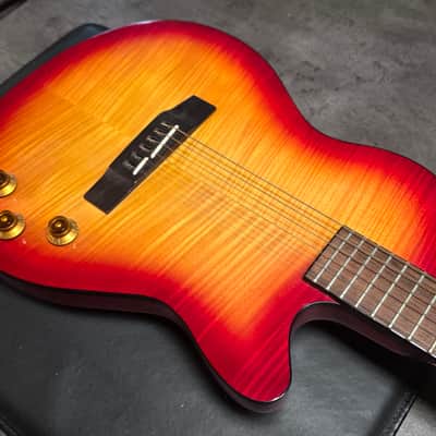 ESP CUSTOM SHOP Climax 1 of 100 ever made! Limited Edition RARE Model Ash Body! Cherry Sunburst 90s 1990's Piezo Electric AAA Flame Top Singlecut Guitar image 17