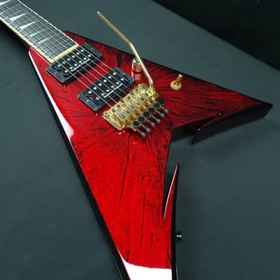 Jackson USA Custom Shop RR24 Rhoads w/ Cut Outs 2005 Red Marble Pablo Santana Masterbuilt NAMM'05 image 14