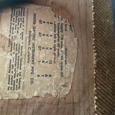 Fender Harvard 5F10 1960 image 14