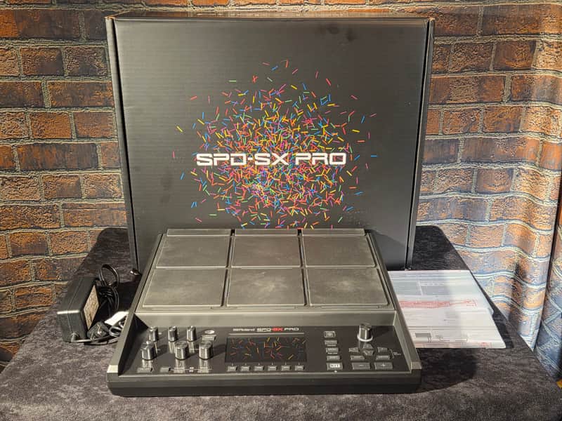 Roland SPD-SX Pro 9-Zone uDigital Percussion Sampling Pad w/ Original Box, Power Supply & Stand & Mount image 1