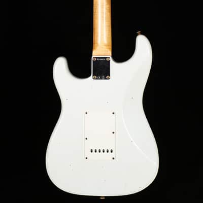 Fender Custom Shop Willcutt True '62 Stratocaster Journeyman Relic Olympic White 59 C (038) image 4