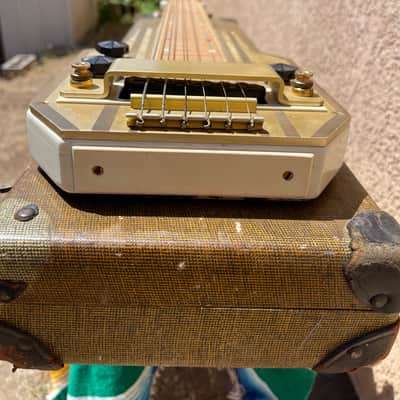 Epiphone Electar Model M 7 1938-1939 - White And Gold image 6
