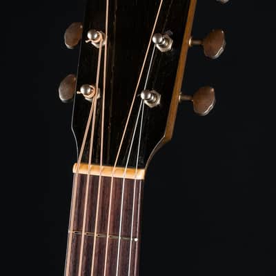 Pre-War Slope Shoulder Sunburst Torrefied Adirondack Spruce and Mahogany Distress Level 1 Used (2023) image 12