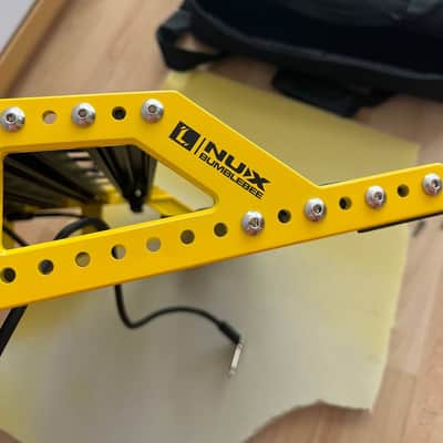 NuX NPB-L Bumblebee Large Pedal Board with Soft Case 2010s - Black / Yellow image 2