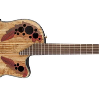 Ovation Celebrity Elite Plus CE44P-SM-G Acoustic Electric Guitar - Spalted Maple image 6