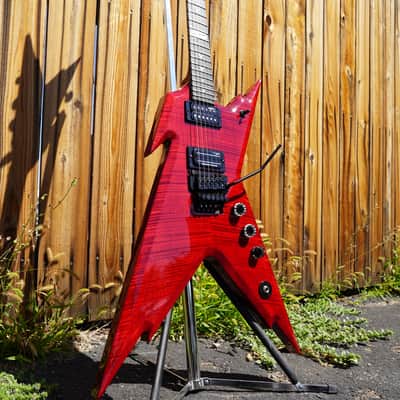 Dean USA DIME Razorback Transparent Cherry 6-String Electric Guitar w/ Hardshell Case image 6