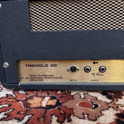 Vintage 1970 Marshall Tremolo 20 20w 2022T *RARE* Valve Amplifier Head *Clean* image 10