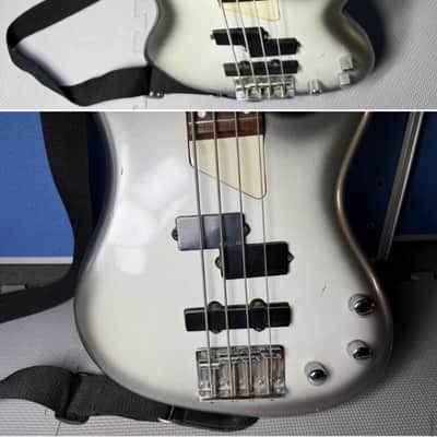 2003 Greco PXB-400 PJ Phoenix Electric Bass - Silver Burst - P/J Pickup - Made In Japan image 6