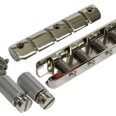 Thunderbird Bass Bridge and Tailpiece Set - 1963-1969 - Nickel image 2