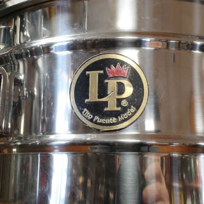 LP Signature Tito Puente 13" and 14" Timbales with Stand image 2