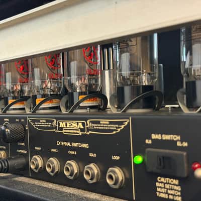 Mesa Boogie Dual Rectifier Solo Head 3-Channel 100-Watt Guitar Amp Head 2009 Bigfoot Foot Switch image 6
