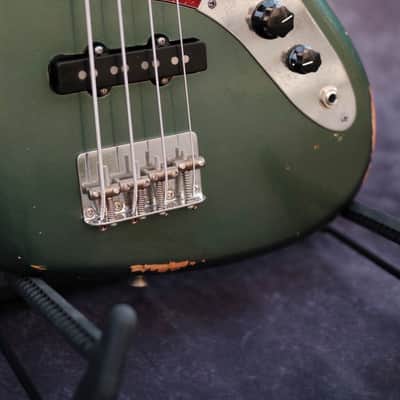 Byzantine J Bass 2026 - Nitro lacquer Sherwood green relic image 5
