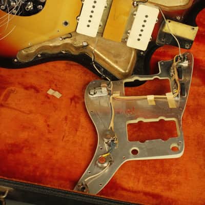 all original 1965 Fender Jazzmaster Sunburst clay dots, January of '65 image 23