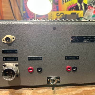 Heurtier 6w single ended el84 vintage tube amplifier project PA filmosound amp image 6