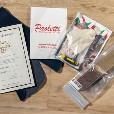 Paoletti Alfa Loft HSS Ebony Fretboard “Stratospheric” S-Style – True Gold image 10