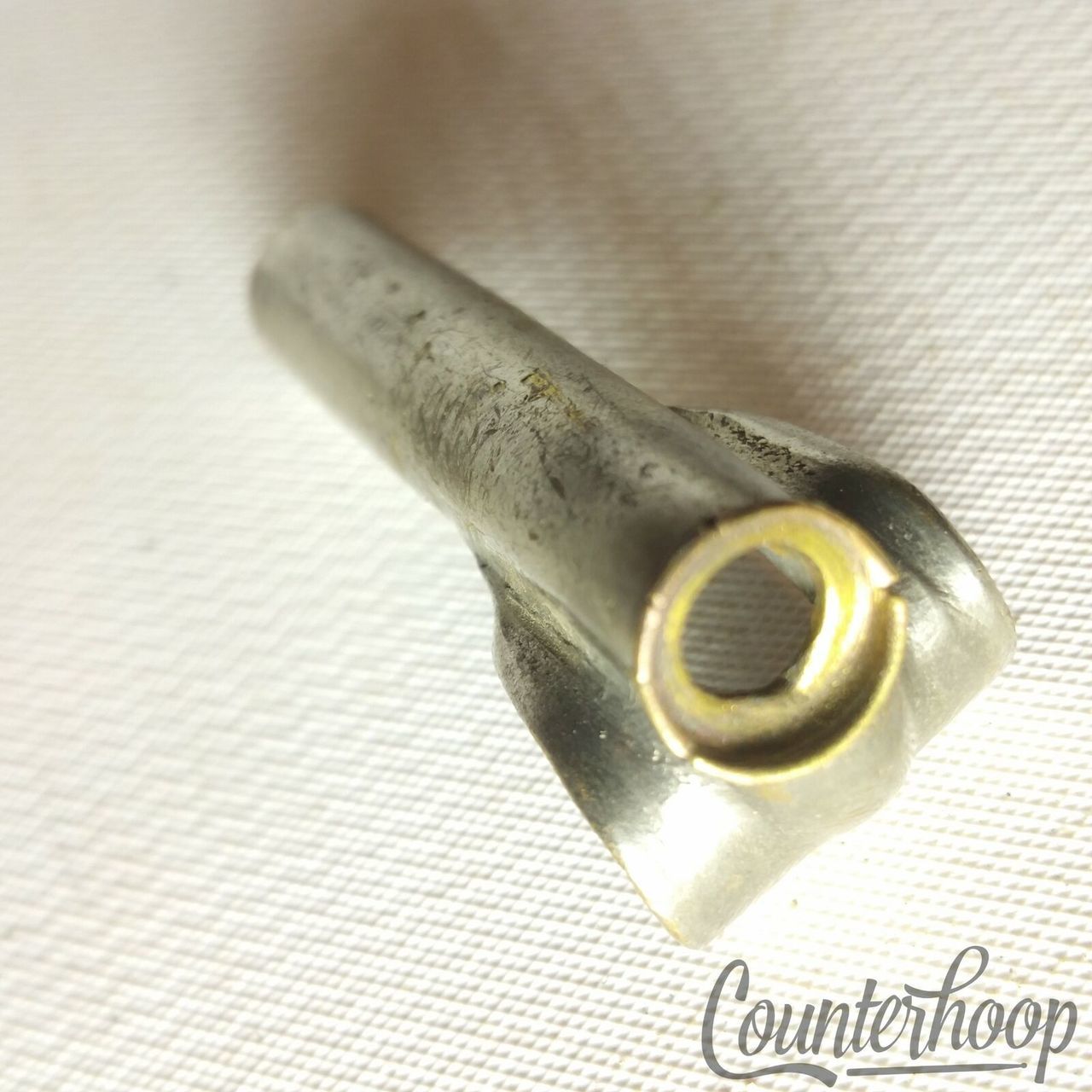 Leedy Snare/Tom Drum Tension Rod Claw 5/32"Thin Nickel Vintage 10s Wood Hoop USA — main photograph
