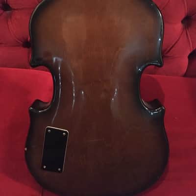 Vintage 1970’s Aria Violin Scroll Bass 1420 / 1430 + OHSC Case Rare Model MIJ Japan Univox image 4
