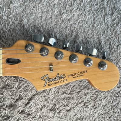 Fender Standard Stratocaster HSS 2000 MIM Midnight Blue Strat Guitar + Gig Bag image 7
