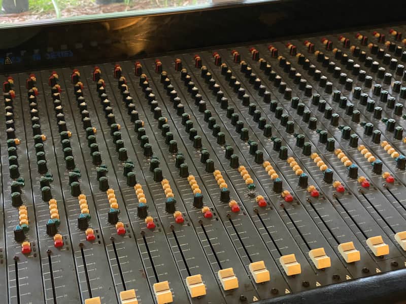 Soundtracs M series 32-8-2 analog console 80s image 1