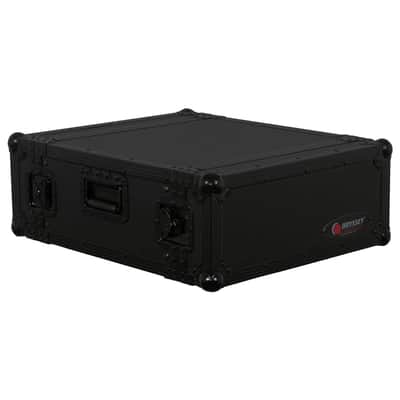 Odyssey FZAR04BL Black 4U Professional Travel Protective Amp Rack Case - Open Box Mint image 2