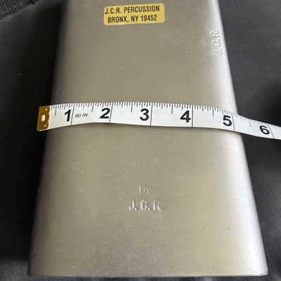 Vintage J.C.R. 7.5" Hand-Held Bongo Bell (Campana) - Cali Rivera Bronx NY image 4