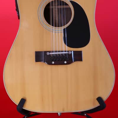 Vintage Japanese Made Gamma 12 String Acoustic Electric  Guitar image 2