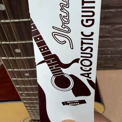 Ibanez PF400-NT-14-01 Dreadnought Acoustic Guitar w/ Hardshell Case, Strap & Extras - Natural image 6
