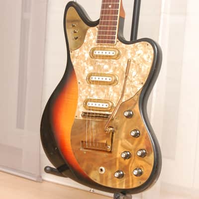Framus Golden Strato de Luxe 5/168-54gl – 1964 German Vintage Solid Body Guitar Gitarre image 1