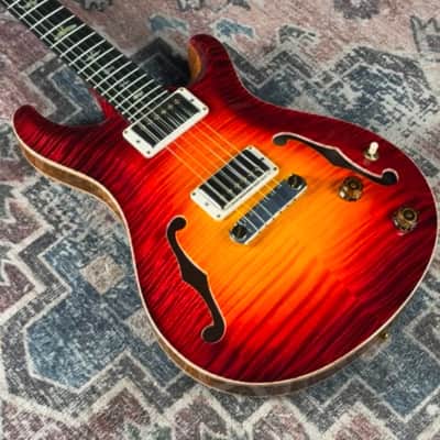 2018 PRS Private Stock #7439 Hollowbody II Dragon’s Breath Glow Custom Electric Guitar W/ Original Hardshell Case & Paperwork! image 10
