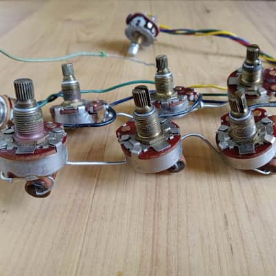 Vintage 1963 Kay Speed Demon Guitar Wiring Harness! CTS Pots, Rotary Switch, Jack, Caps! image 4