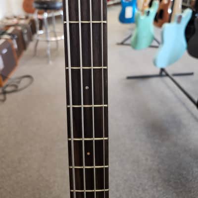 Used Kay Vintage Reissue K5970VBK Jazz Special Bass by Roger Fritz - Black w/ Hardshell Case image 7