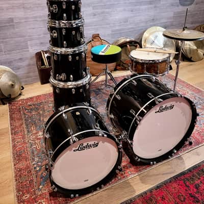 Ludwig  Classic maple  drum set  - Sable Black image 1