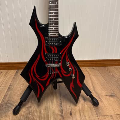BC RICH NJ Deluxe Warlock electric GUITAR Black - Neck Through