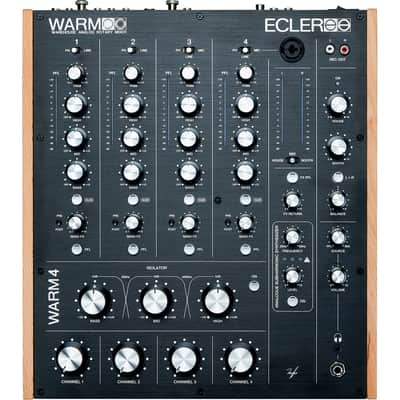 Ecler WARM4 Professional 4-Channel Analog Rotary DJ Mixer image 3