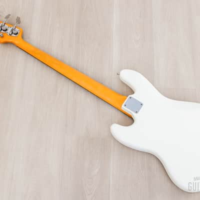2006 Fender American Vintage '62 Jazz Bass Olympic White w/ Lindy Fralin Split Jazz Pickups image 13